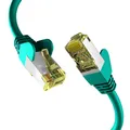 Produktbild: EFB-Elektronik - CAT. 6a Netzwerkkabel bis zu 10 Gbit - 30 m LAN Kabel Ethernet Kabel Patchkabel mit Klinken-/Knickschutz - RJ45 Anschluss, S/FTP PIMF Schirmung - Grün