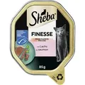 Produktbild: Sheba Finesse Feine Pastete mit Lachs 22x85g