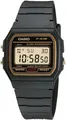 Produktbild: Casio Digital Watch with Black Resin Strap Arbanduhr-Wasserfest (F91WG-9QDF)