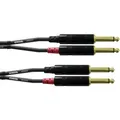 Produktbild: Cordial CFU 3 PP Audio Adapterkabel [2x Klinkenstecker 6.35 mm - 2x