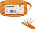 Produktbild: PremiumX 20m CAT 7 Netzwerkkabel Duplex LAN Kabel Ethernet Datenkabel