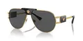 Produktbild: Versace 0VE2252 63 100287 Sonnenbrille, Unisex, Erwachsene, mehrfarbig, Einheitsgröße
