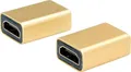 Produktbild: Roline 12.03.3153 Adapter [1x HDMI-Buchse - 1x HDMI-Buchse] Gold