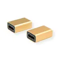 Produktbild: ROLINE GOLD HDMI-Kupplung Buchse zum Verbinden zweier HDMI-Kabel | 1 Stück
