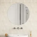 Produktbild: vidaXL Wandspiegel 70 cm aus Rundglas