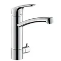 Produktbild: hansgrohe Focus Küchenarmatur (Wasserhahn Küche mit Geräteabstellventil, 120° schwenkbar, hoher Auslauf 200mm) Chrom