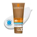 Produktbild: La Roche Posay Anthelios Hydratisierende Milch LSF 50+: Sonnenmilch in der Tube mit Pappe mit hohem Breitbandschutz für empfindliche und trockene Haut