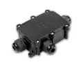 Produktbild: McPower Kabelbinder Kabelverbinder-Box, IP68, für 3 Kabel, T-Variante
