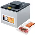 Produktbild: VEVOR Kammer-Vakuumierer 260 W Vakuumiergerät für feuchte Lebensmittel Fleisch Marinaden usw. kompakte Größe mit 26 cm Versiegelungslänge Anwendung in der privaten Küche und im gewerblichen Bereich