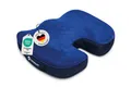 Produktbild: casimum Steißbeinkissen Orthopädisches Sitzkissen RELIEF aus Memory Schaum, zur Bandscheibenentlastung für Stuhl, Autositz & Rollstuhl