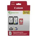 Produktbild: Canon PG-545 / CL-546 Value Pack - 2er-Pack - 8 ml - Schwarz, Farbe (Cyan, Magenta, Gelb)