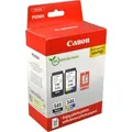 Produktbild: 2 Canon Tinten 8287B008 Value Pack PG-545 + CL-546 Doppelpack KCMY + Papier