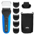 Produktbild: 4210201276425 Braun Series 3 310BT Folienschaber Trimmer Schwarz, Blau Braun