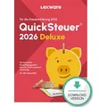 Produktbild: LEXWARE QuickSteuer Deluxe 2026 (für das Steuerjahr 2025) Software Vollversion (Download-Link)