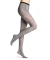 Produktbild: FALKE Damen Strumpfhose Brumation 50 DEN W Ti halb-blickdicht gemustert 1 Stück, Grau Shark 3258, S-M