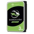 Produktbild: Seagate Barracuda 3TB interne Festplatte HDD, 3.5 Zoll, 5400 U/Min, 256 MB Cache, SATA 6GB/s, silber, Modellnr.: ST3000DM007