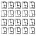 Produktbild: 20 Stücke Gürtelschnalle Rollschnalle Metallschnalle 25mm Schnallen Metall Rollschnallen Metall Gurtversteller Gürtelschnalle aus Edelstahl für DIY Gürtel Geldtasche Rucksack Bastelzubehör Silber