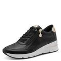 Produktbild: Tamaris Damen Low-Top Sneaker, Frauen Sneaker,Wechselfußbett,blau,grau,Navy,Amazon,Leder,Weiss,Rose,Touch-it,beige,Lack,rosa,Black,39 EU