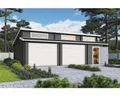 Produktbild: Doppelgarage Outdoor Life Hawaii mit Sektionaltoren, Geräteraum 820 x 579,6 cm c