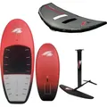 Produktbild: F2 Set Foilboard Glide Strato Team Rot 160L + Alu Foil 2400 + Wing 5qm - Rot