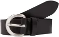 Produktbild: Calvin Klein Damen Gürtel Classic Pin Buckle aus Leder, Schwarz (Black), 95 cm