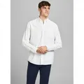Produktbild: Jack & Jones Herren Hemd OXFORD NOOS Langarmhemd hochwertig Weiß Gr L ✅