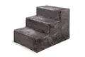 Produktbild: Karlie Easy Step Hundetreppe, Hundezubehör, Plüsch/Holz, Dunkelgrau -
