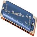 Produktbild: Fender® MIDNIGHT BLUES HARMONICA Harmonica Diatonic 10 Hole Tuning F Blue Limited Edition