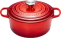 Produktbild: Le Creuset Signature Runder Bräter 26 cm Kirschrot 21177260602430