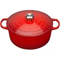 Produktbild: Le Creuset Bräter Signature 26 cm Kirschrot 5,3 L rund