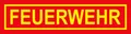 Produktbild: Hermann Schütz Aufkleber Feuerwehr 50x205mm