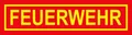Produktbild: Hermann Schütz Aufkleber Feuerwehr 50x205mm  Aufkleber
