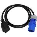 Produktbild: REV-Ritter CEE-Adapter Caravan 577755555, 1,5 m, CEE 16A / 230V auf Schutzkontakt 230V, IP44