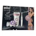 Produktbild: Braun Silk-épil 9 Epilierer Damen - langanhaltende Haarentfernung, weiß/rosegold
