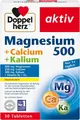 Produktbild: Doppelherz Magnesium 500 + Calcium + Kalium Tabletten (30 Stück), 69.6 g