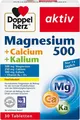 Produktbild: Doppelherz Magnesium 500 + Calcium + Kalium Tabletten (30 Stück), 69.6 g