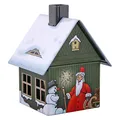Produktbild: Crottendorfer - Räucherhaus Metall inkl. Räucherkerzenhalter - für Räucherkerzen Gr. M - Maße: 7,2 x 7,8 x9,8cm - Motiv: Weihnachten - Made in Germany