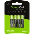 Produktbild: GreenCell Akku - 1,2 V (4 Stk., AA, 2600 mAh) (GR01)