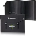 Produktbild: Bresser Solar Ladegerät 90W mit 1x DC- und 3x USB-A-Anschlüssen inkl. USB-A-Buchse mit QC3.0 zur Schnellladung, Solar-Panel als Ladegerät für Smartphones, Power-Stations etc.