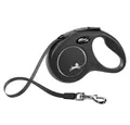 Produktbild: flexi Flexileine FLEXI Rollleine New CLASSIC Gurt - 5m, bis 15kg Farbe: Schwarz