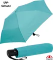 Produktbild: doppler® Taschenregenschirm zero magic, sehr leichter mini Schirm - aqua blue, mit Auf-Zu-Automatik und UV-Schutz-Beschichtung