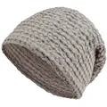 Produktbild: beties Beanie PUR.NATURE (1-St., 1 Stück Saunabeanie) Saunamütze Saunahut aus Baumwoll-/LeinenmixWaffelpique One-Size grau