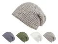 Produktbild: beties - PUR.NATURE - Sauna Beanie/Saunahut aus Waffelpique; PREMIUM-Halbleinen Qualität (europäischer Flachs) – 350 g/m² – One Size – exklusiv, nordisch & natürlich in nebel-grau