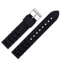 Produktbild: MARBURGER Uhrenarmband 20mm Silikon Schwarz - 9202010000120