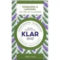 Produktbild: Klar Seifen festes Shampoo Teebaumöl & Lavendel 100g (gegen Schuppen)