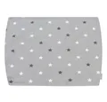 Produktbild: HOBEA-Germany Stillkissenbezug Baby Lagerungsbezug Sternenmuster grau, 100% BIO Baumwolle