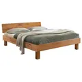 Produktbild: HASENA Massivholzbett Forti 100 x 200 cm Holz Braun Wildeiche