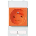 Produktbild: Murr Elektronik Steckdoseneinsatz Frankreich 250VAC/16A orange Modlink MSDD In (4000-68000-0150000)