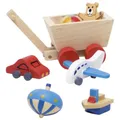 Produktbild: GOKI Accessoires Kinderzimmer 7tlg aus Holz für Puppenhaus 51938 NEU