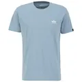 Produktbild: Alpha Industries Basic T Small Logo T-Shirt für Herren Greyblue